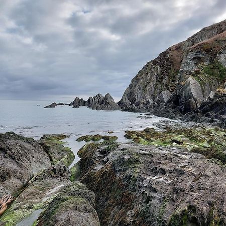 Flat 1 High Tide House, Mortehoe - Beautifully Designed Ground Floor Flat With Sea Views And Garden エクステリア 写真